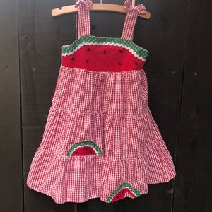 Watermelon Little Girls Dress Size 5